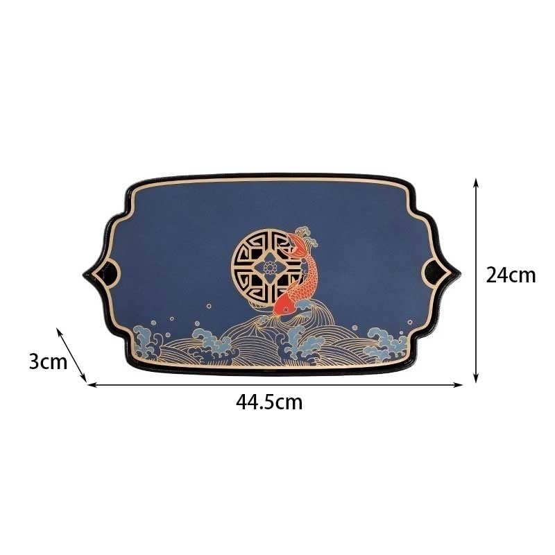 Tea Set Household Water Storage Tea Tray Indoor Ceramic Water Storage Dry Brewing Table