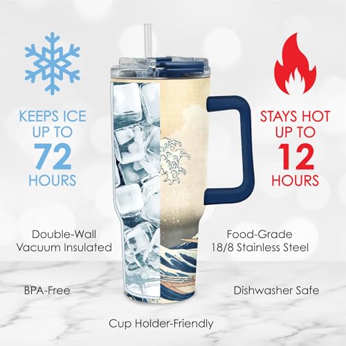 18 8 Stainless Steel Insulated Water Tumbler with Straw