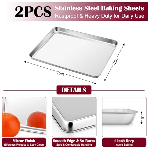 Baking Sheet with Wire Rack (2 Count)