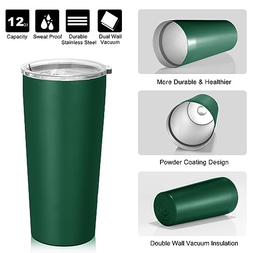 20oz Tumbler Stainless Steel Tumbler with Lid And Straw Vacuum Insulated Double Wall Travel Coffee Mug (6 Count)