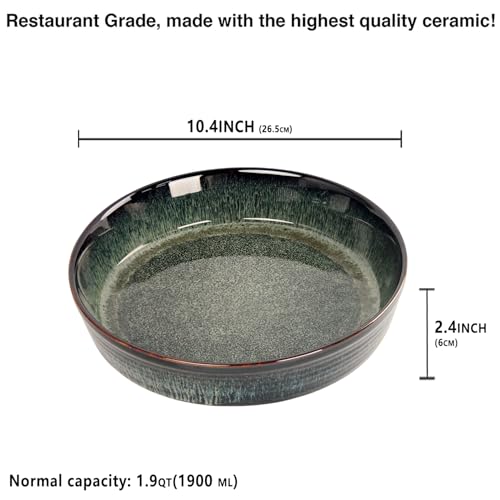 Ceramic Pie Pan Quiche Baking Dish