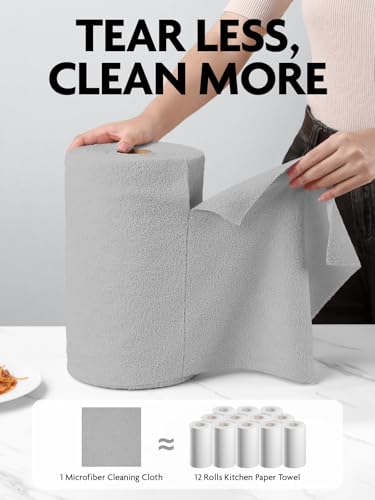 Microfiber Cleaning Cloth Roll (75 Count)