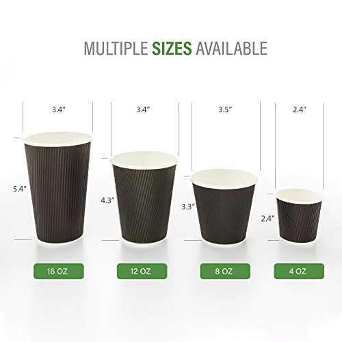 12 Ounce Paper Coffee Cups (25 Count)