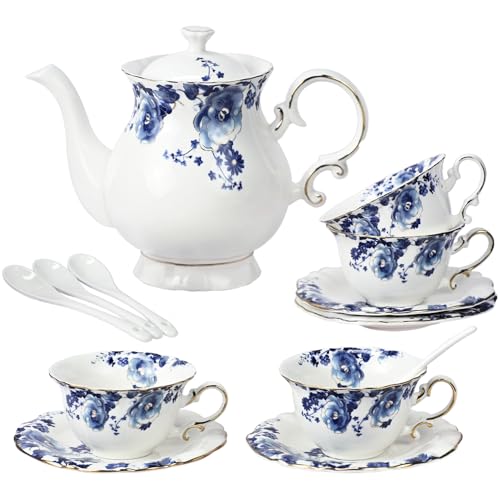 Bone China Tea Set for Adults