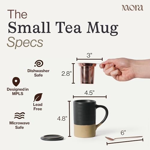 Mora Ceramics Tea Cup with Loose Leaf Infuser