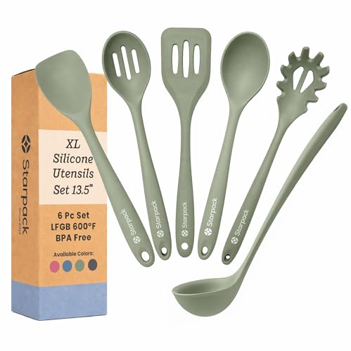 Starpack Like a Boss XL Silicone Cooking Utensils Set (6 Count)