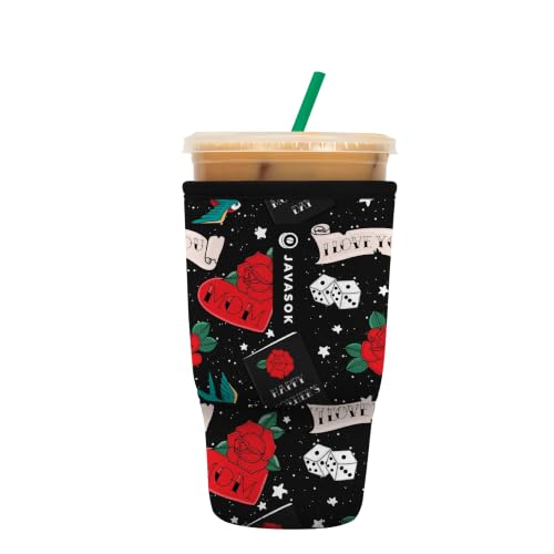 JavaSok Iced Coffee & Cold Soda Insulated Neoprene Cup Sleeve