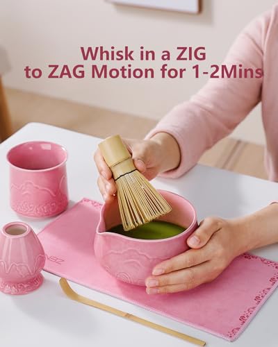 Premium Matcha Whisk Set with Blooming Cup