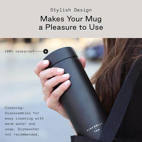 Travel Tea Infuser Mug with Strainer