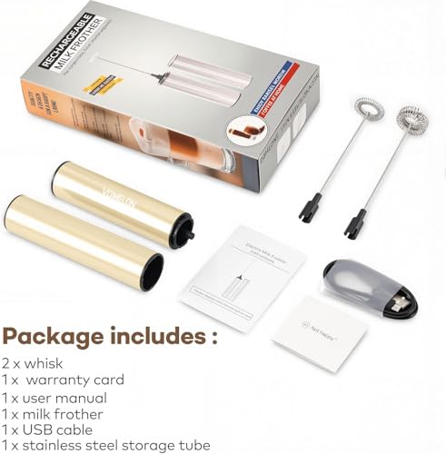 Rechargeable Milk Frother