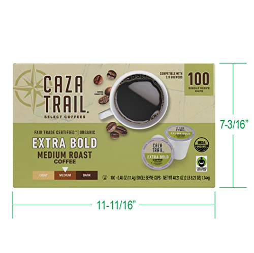 Coffee Organic Extra Bold Medium Roast (100 Count)