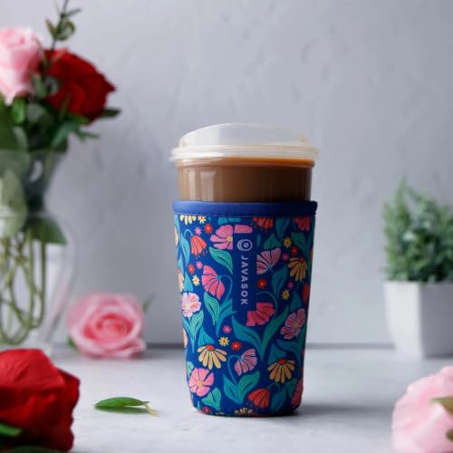 JavaSok Iced Coffee & Cold Soda Insulated Neoprene Cup Sleeve