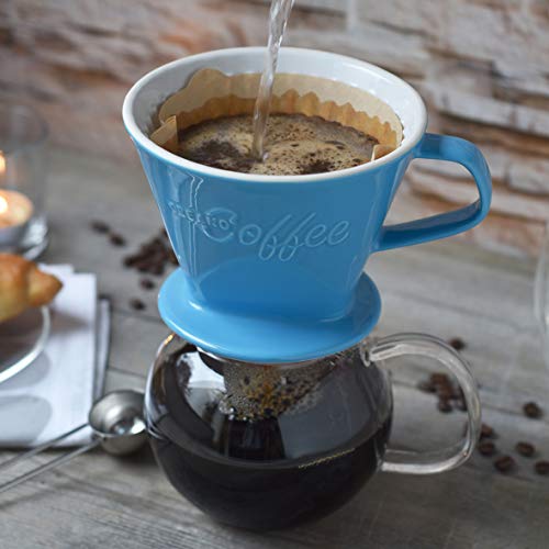 XXL Porcelain Coffee Dripper Blue
