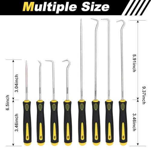 8 Pieces Pick and Hook Tools Set