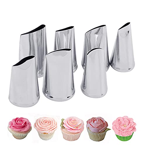 7 Pieces Rose Flower Piping Tips Set (7 Count)