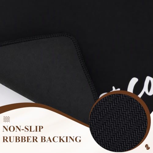 Coffee Mat 2 Pack 12x19 Inch Absorbent Non (2 Count)