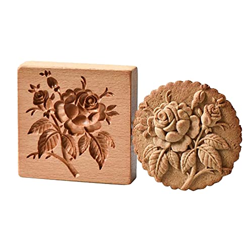 Wooden Cookie Biscuit Mold