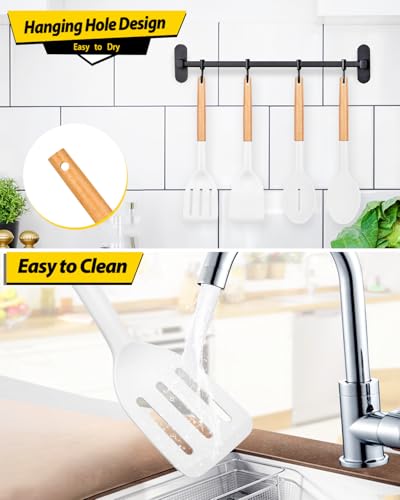 Pack of 4 Silicone Cooking Utensils Set (4 Count)