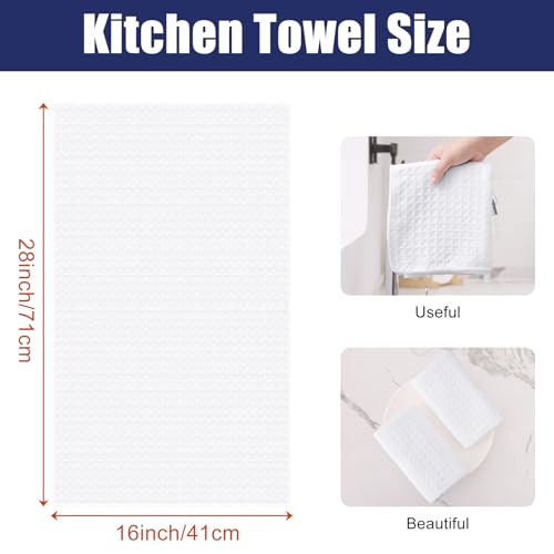 Microfiber Waffle Weave Kitchen Towels (8 Count)
