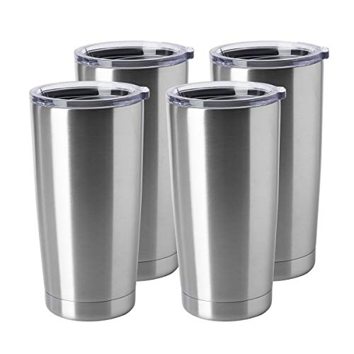 20oz Stainless Steel Tumblers Bulk (4 Count)