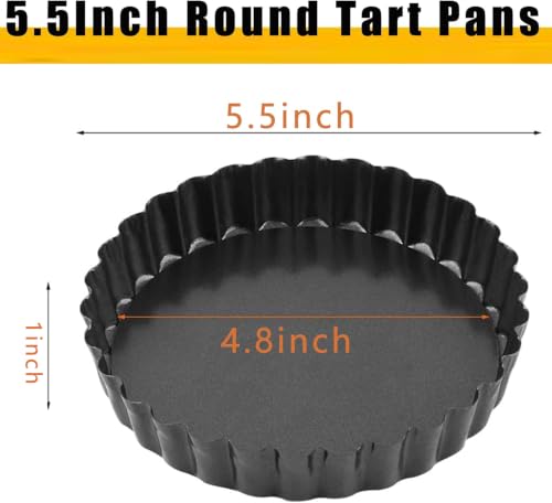 Mini Tart Pan 6PCS (6 Count)