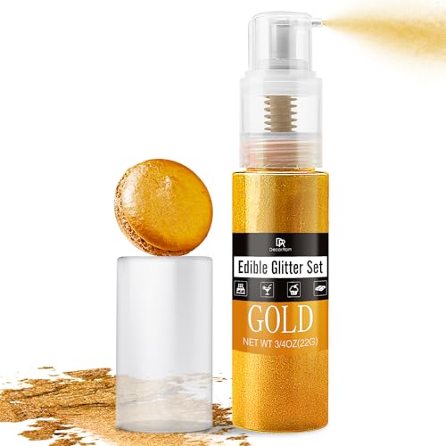 Gold Edible Glitter Spray
