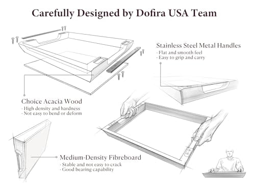 Acacia Wood Serving Tray