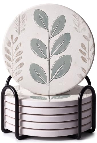 Ceramic Coasters Set of 6 (6 Count)