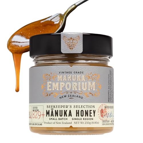 MGO829+ High Potency Raw Manuka Honey 8.8oz Glass Jar (8.8 Ounce)