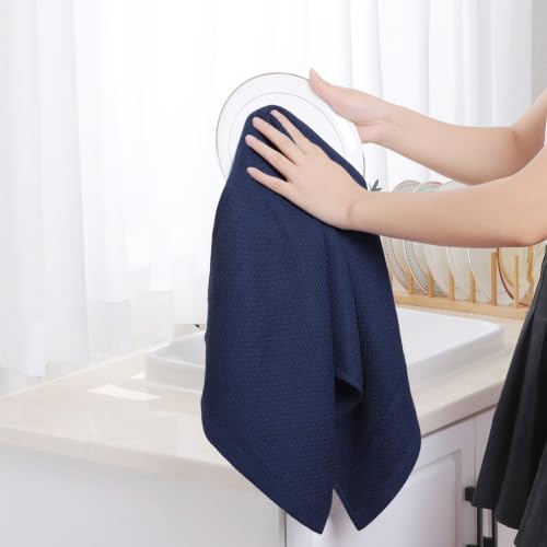 100% Cotton Waffle Weave Kitchen Dish Towels 6 (6 Count)