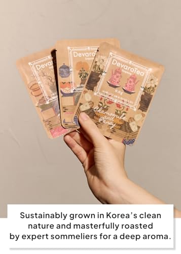 Korean Food Premium Flower Tea Gift Set Sinsaimdang Edition 10 Tea Bags (10 Count)