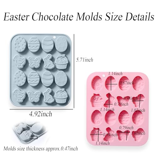 Easter Silicone Candy Molds (2 Count)