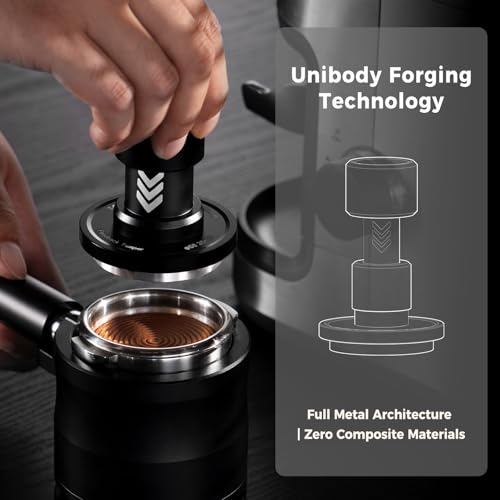45.5MM V6 Impact Espresso Tamper with Sound Feedback