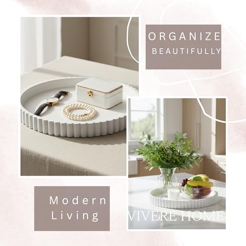 13 Inch Coffee Table Tray Round