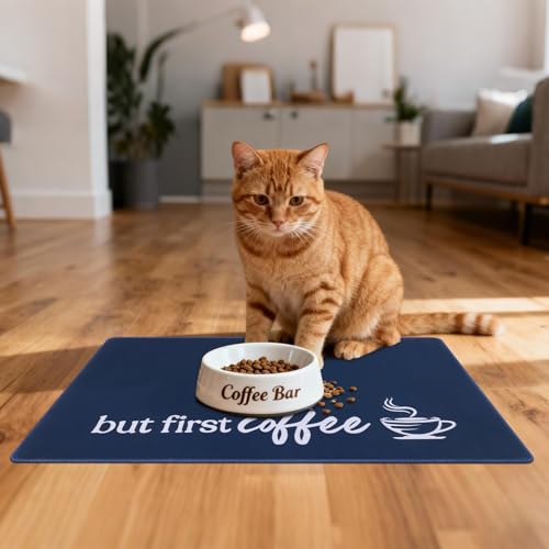 Coffee Mat 2 Pack 12x19 Inch Absorbent Non (2 Count)