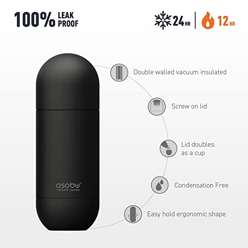 Orb Stainless Steel Double Wall Insulated Travel Water Bottle