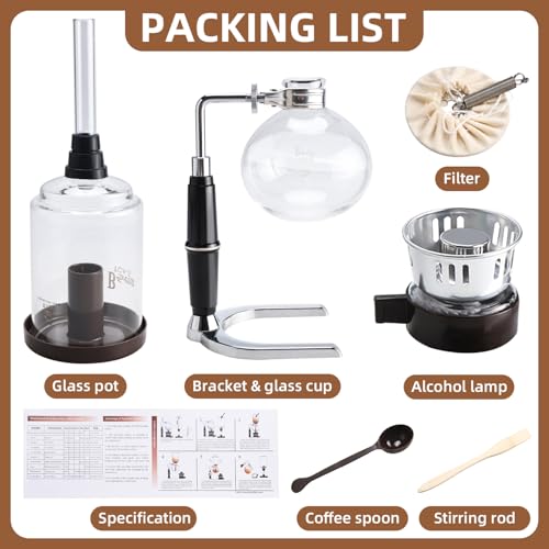 Siphon Coffee Maker (5 Count)