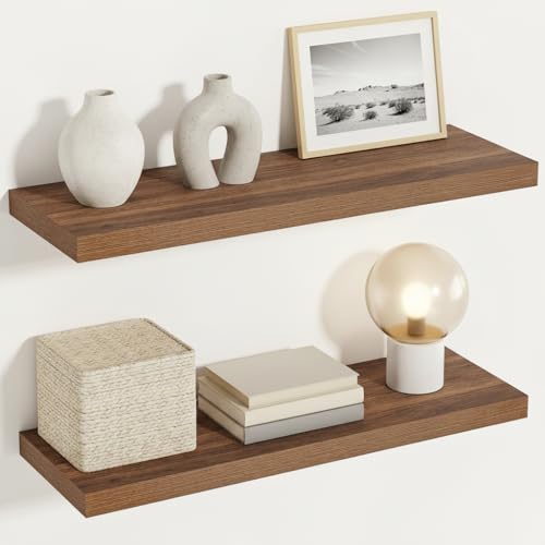 24 Inch Deep Floating Shelves (2 Count)