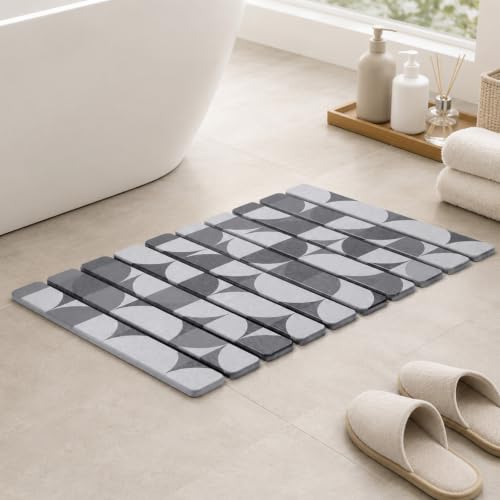 Large Stone Dish Drying Mat for Kitchen Counter (2 Count)