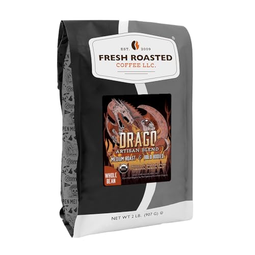 Organic Drago Café Blend Whole Bean Coffee (32 Ounce)