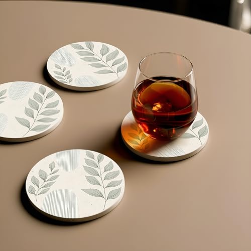 Ceramic Coasters Set of 6 (6 Count)