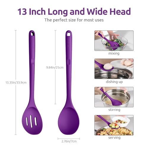 Silicone Spoons Set of 2 (2 Count)