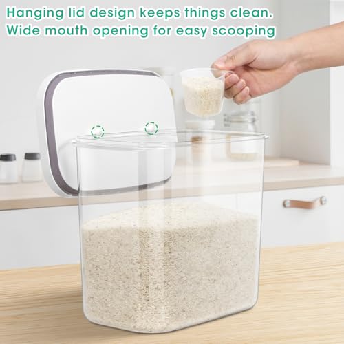 Large Rice Container 25 Lbs with Easy