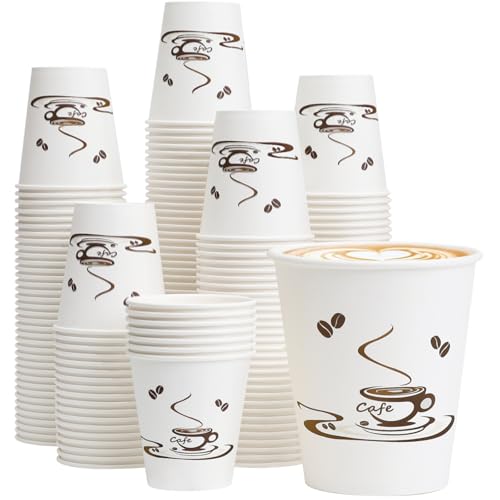 200 Pack 10 oz Coffee Cups (200 Count)