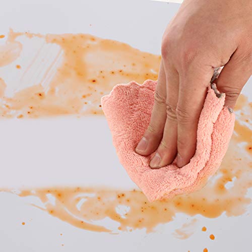 12 Pack Microfiber Dish Cloths for Kitchen Washing Dishes (12 Count)