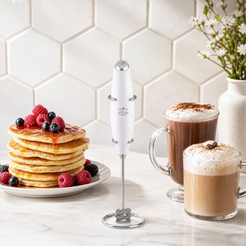 Powerful Milk Frother Wand With Duracell Batteries