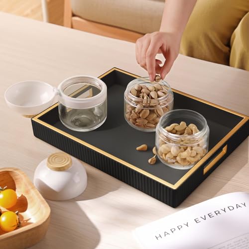 Leather Tray Desktop Storage Organizer