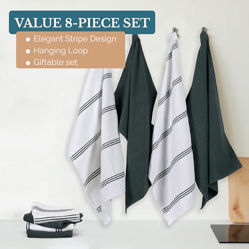 Kitchen Towel Set 8 Pc (8 Count)