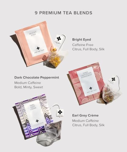Assorted Tea Bags Sampler Caffeinated and Non (50 Count)