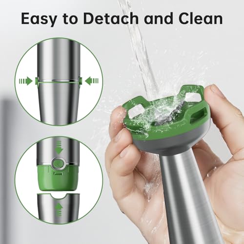 Immersion Blender Handheld 5 in 1 Hand Blender Set 1100W Heavy Duty
